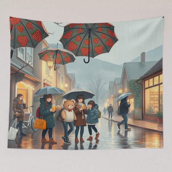 Item preview, Cozy Rainy Nook With Friends designed and sold by Faeblehoarder.