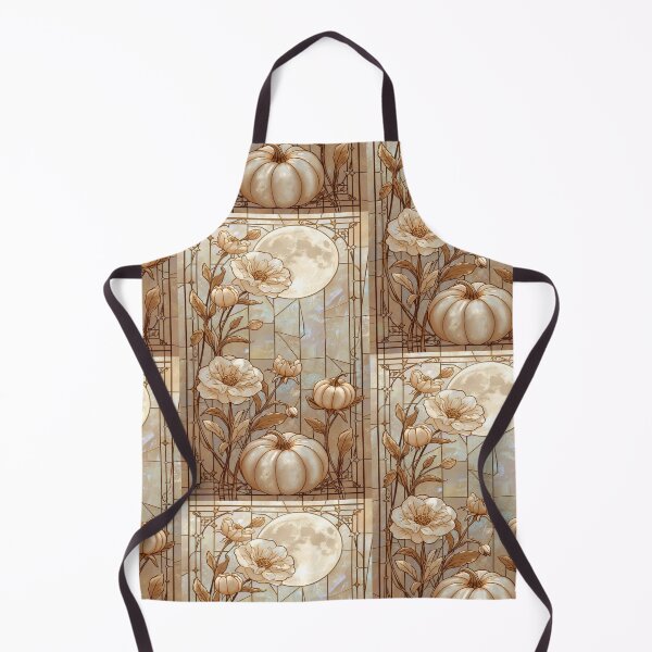 Item preview, Pearl Pumpkins Moon Stained Glass Style designed and sold by BriSher.