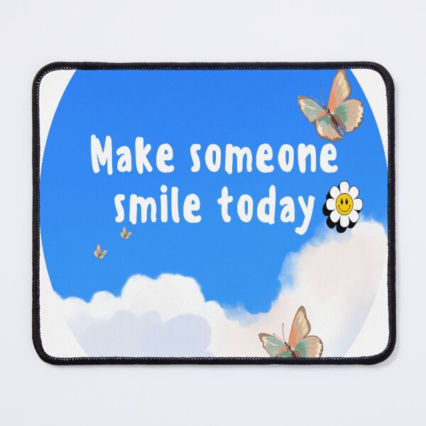 Item preview, Make Someone Smile Today – Positive Quote Aesthetic Design designed and sold by ArtfulLife3456.