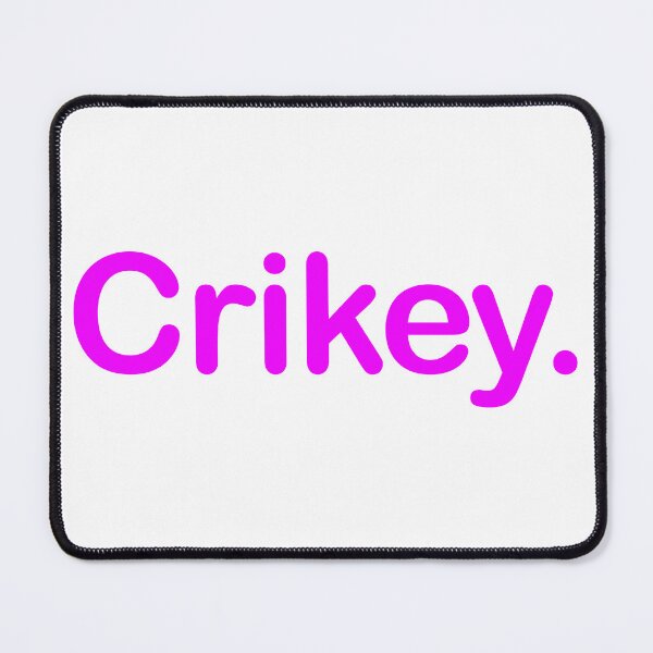 Item preview, Crikey. Minimalist pink Typography Design designed and sold by EmeraldeaArt.