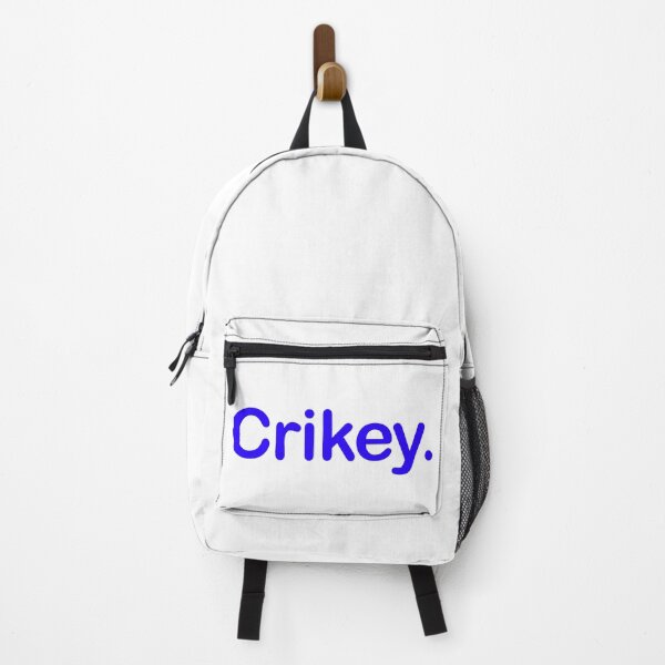 Item preview, Crikey. Minimalist blue Typography Design designed and sold by EmeraldeaArt.