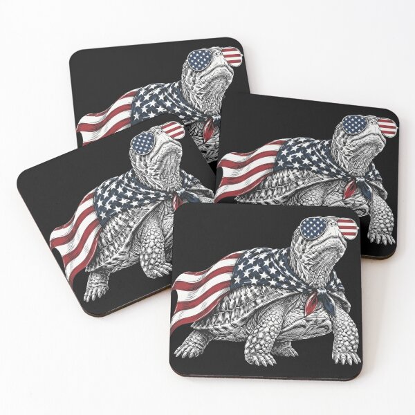 Item preview, Patriotic Turtle American Flag Sunglasses USA Superhero Tortoise designed and sold by haitrieuic96.
