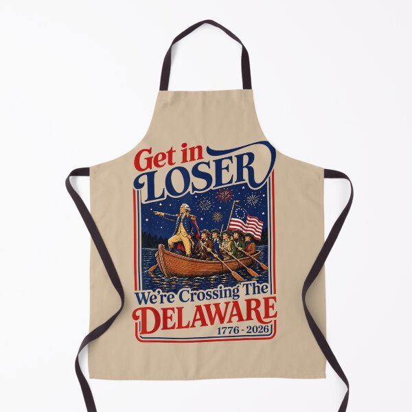 Item preview, Get In Loser We’re Crossing The Delaware Patriotic Classic T-Shirt designed and sold by Brokentemple.