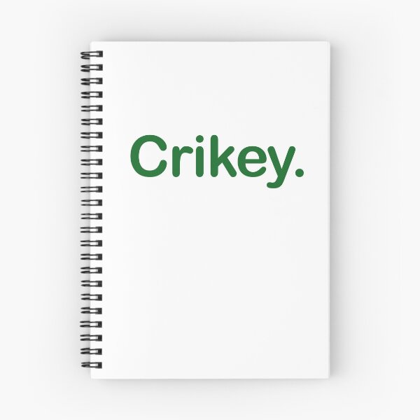 Item preview, Crikey. Minimalist green Typography Design designed and sold by EmeraldeaArt.