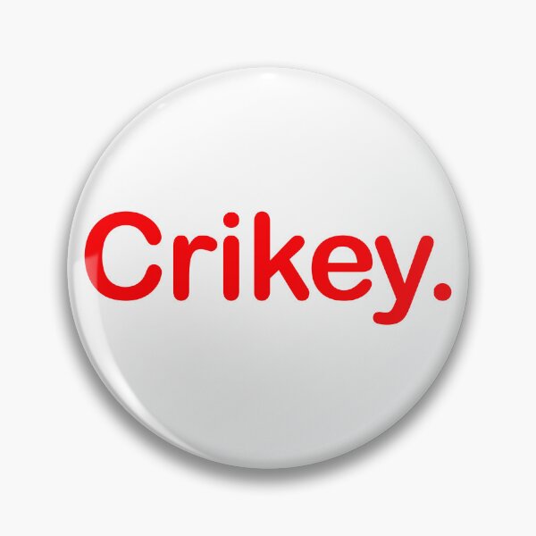 Item preview, Crikey. Minimalist red Typography Design designed and sold by EmeraldeaArt.