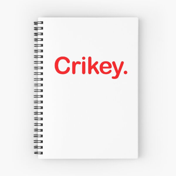 Item preview, Crikey. Minimalist red Typography Design designed and sold by EmeraldeaArt.
