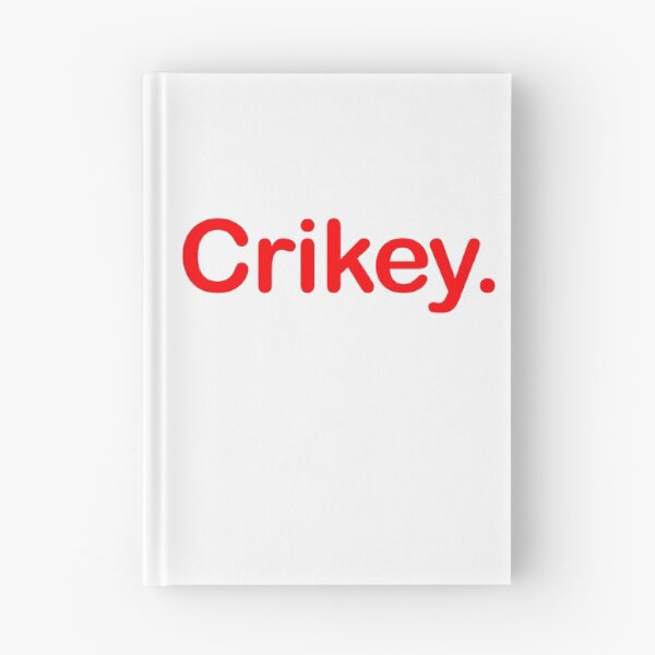 Item preview, Crikey. Minimalist red Typography Design designed and sold by EmeraldeaArt.