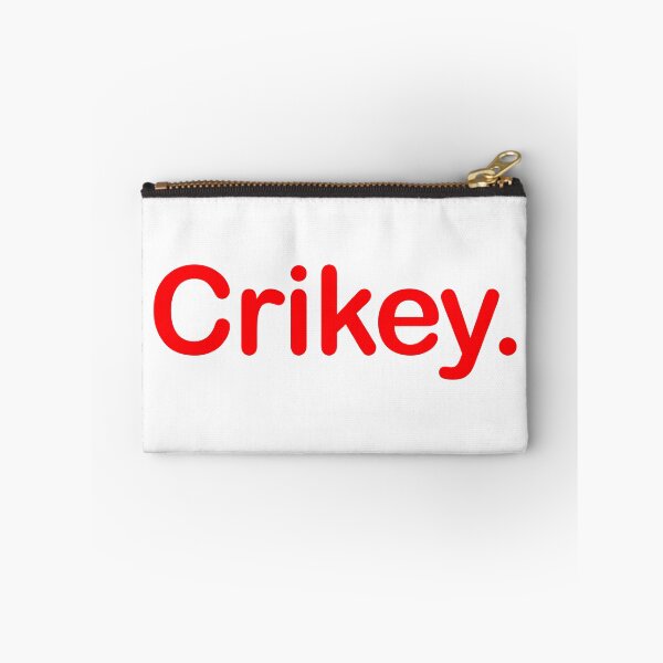 Item preview, Crikey. Minimalist red Typography Design designed and sold by EmeraldeaArt.