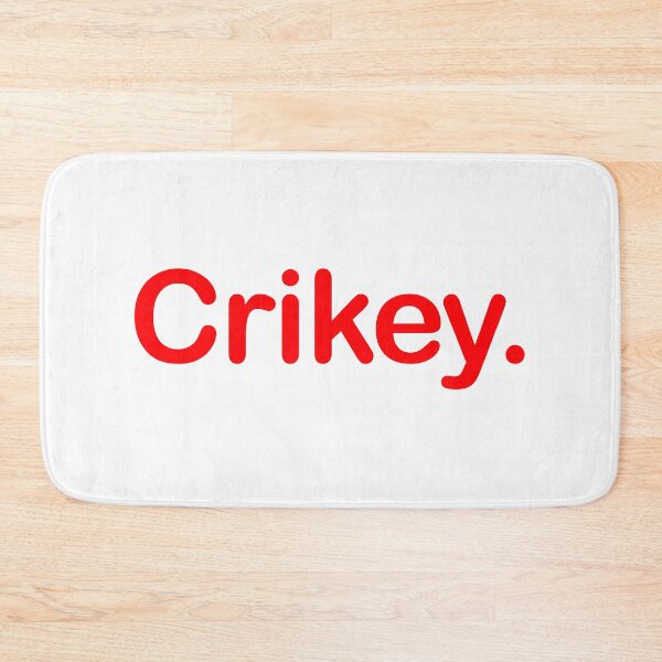 Item preview, Crikey. Minimalist red Typography Design designed and sold by EmeraldeaArt.