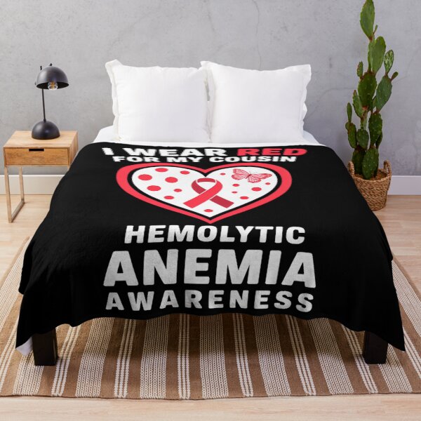 Item preview, I WEAR RED FOR MY COUSIN RED HEMOLYTIC ANEMIA AWARENESS designed and sold by SapfireStuArt.