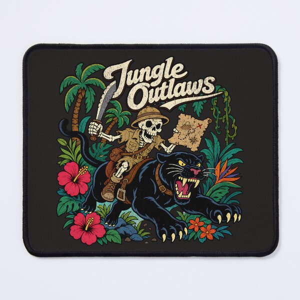 Item preview, Jungle Outlaws Skeleton Panther Rider designed and sold by AwesomeBeyondLimits.