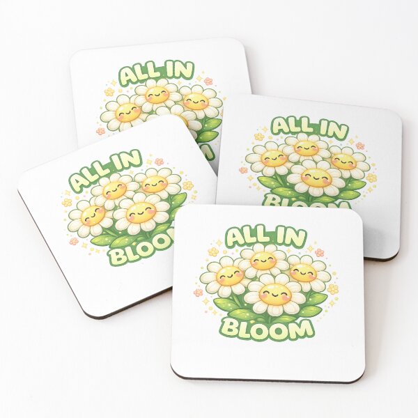 Item preview, All In Bloom Kawaii Daisies | Cheerful Spring Pastel Soft Girl Aesthetic designed and sold by Dulxoz.