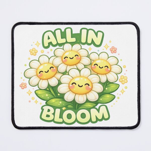 Item preview, All In Bloom Kawaii Daisies | Cheerful Spring Pastel Soft Girl Aesthetic designed and sold by Dulxoz.