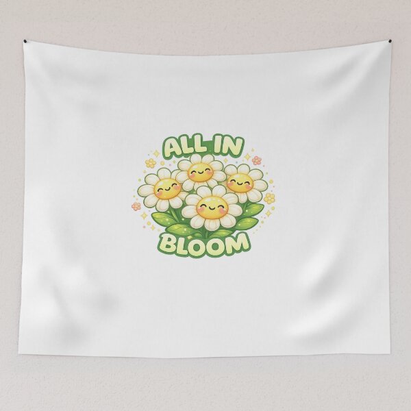 Item preview, All In Bloom Kawaii Daisies | Cheerful Spring Pastel Soft Girl Aesthetic designed and sold by Dulxoz.