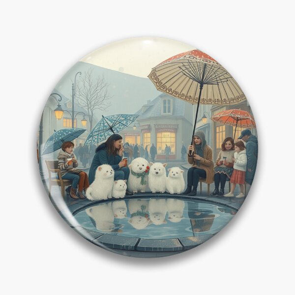 Item preview, Rainy Neighborhood Puddle Group designed and sold by Faeblehoarder.