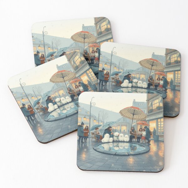 Item preview, Rainy Neighborhood Puddle Group designed and sold by Faeblehoarder.