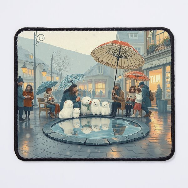 Item preview, Rainy Neighborhood Puddle Group designed and sold by Faeblehoarder.