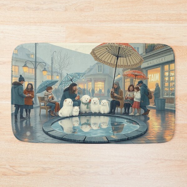 Item preview, Rainy Neighborhood Puddle Group designed and sold by Faeblehoarder.
