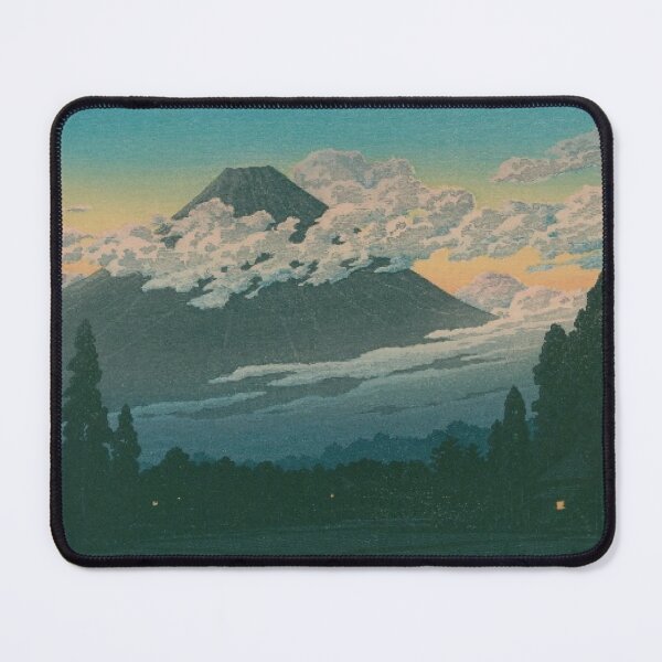 Item preview, Mount Fuji in Twilight Clouds: Vintage Woodblock Style designed and sold by vekotpu.