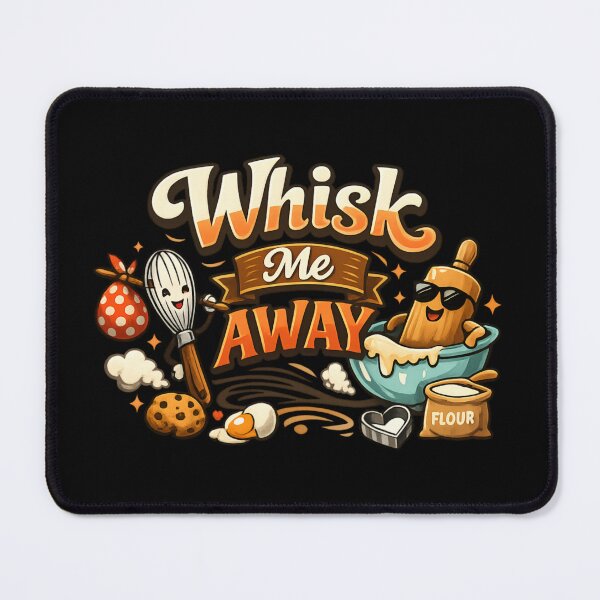 Item preview, Whisk Me Away - Funny Baking Lover designed and sold by SidTastic .