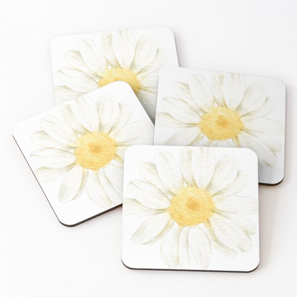 Item preview, Daisy white flower designed and sold by gouriiva.