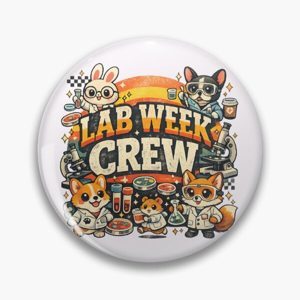 Item preview, Cute Retro Bunny Corgi French Bulldog Fox Medical Laboratory Scientist Lab Week Crew Shirt | Kawaii MLS ASCP Lab Week Appreciation Gift designed and sold by ClinicalHubs.