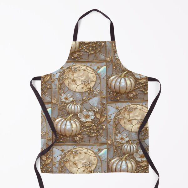 Item preview, Pearl Pumpkins Moon Stained Glass Style designed and sold by BriSher.