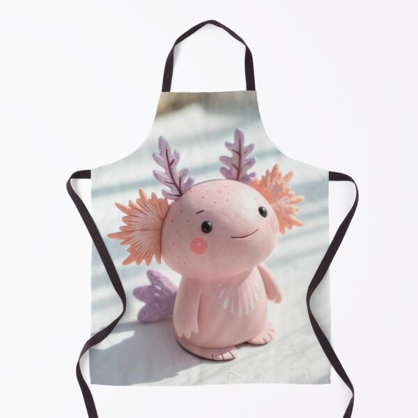 Item preview, Kawaii axolotl in pastel colors, 3D clay style designed and sold by Axokris.