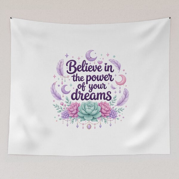 Item preview, Believe In The Power Of Your Dreams | Pastel Boho Kawaii Witchy Aesthetic designed and sold by Dulxoz.