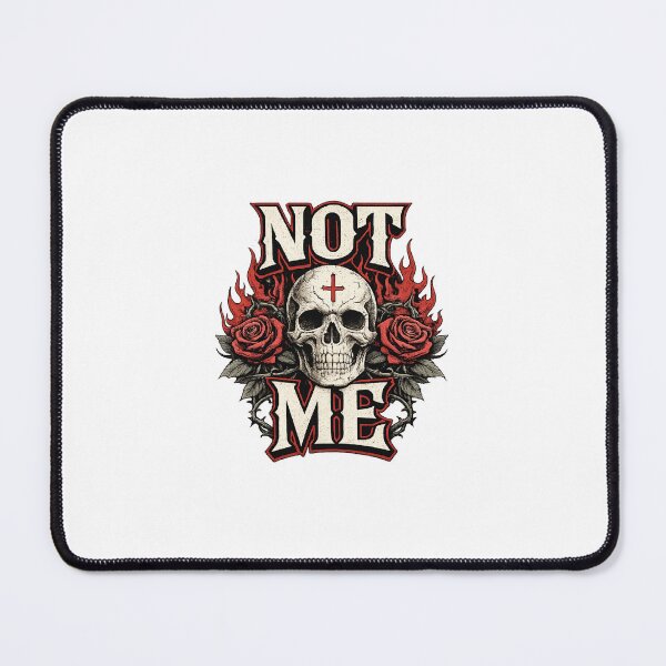 Item preview, NOT ME Gothic Streetwear Skull Design designed and sold by Madebyyash.