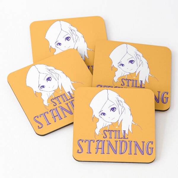 Item preview, Still Standing Strong Survivor Anime Girl Resilience Gift designed and sold by designcolossal.