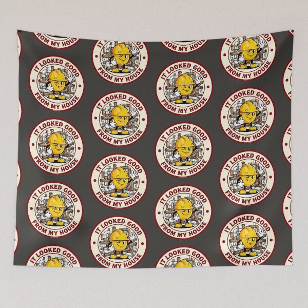 Item preview, Funny Plumber Construction Hard Hat Graphic designed and sold by VintryOff.