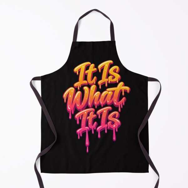 Item preview, It Is What It Is – Dripping Graffiti Typography Design designed and sold by Tadeusz1.