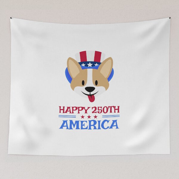 Item preview, Happy 250th America Patriotic 4th of July Dog  designed and sold by DesignbyAACreations .
