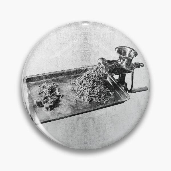 Item preview, Manual Meat Grinder In Use Dark Food Process Art designed and sold by Ghoul Enterprises.