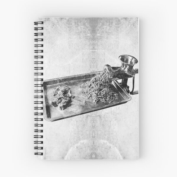 Item preview, Manual Meat Grinder In Use Dark Food Process Art designed and sold by Ghoul Enterprises.