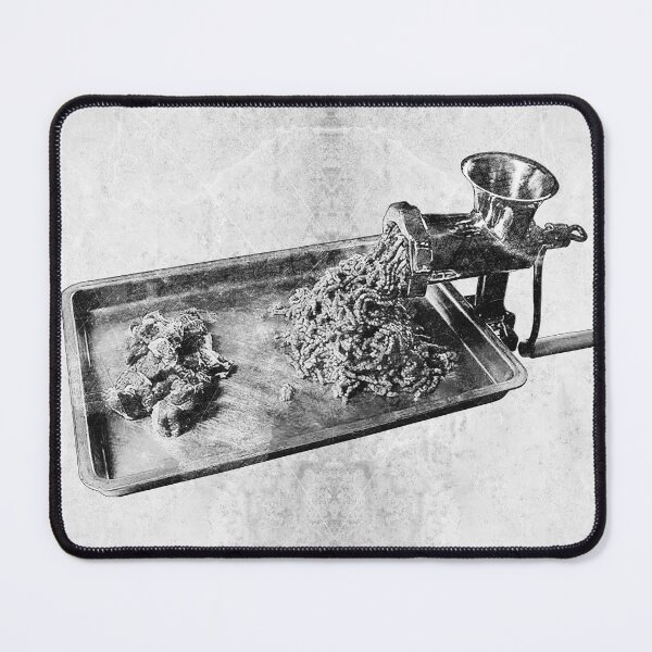 Item preview, Manual Meat Grinder In Use Dark Food Process Art designed and sold by Ghoul Enterprises.