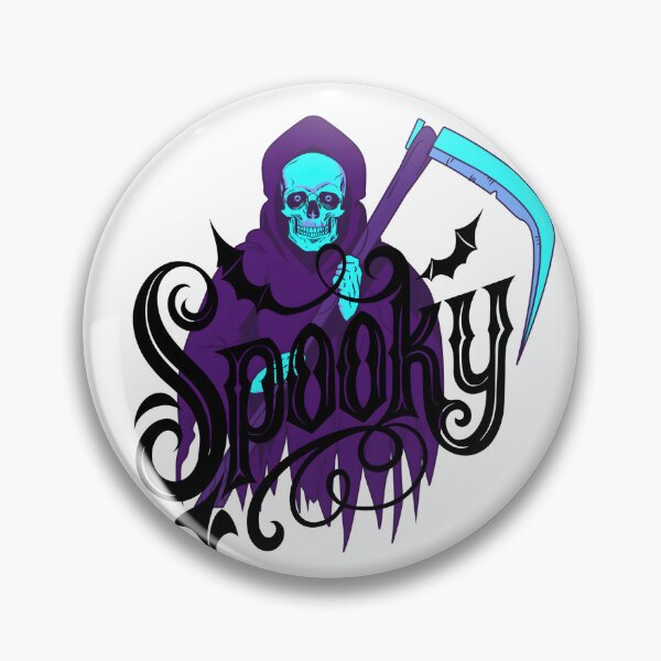 Item preview, Spooky Grim Reaper Scythe Typography Graphic designed and sold by STUDIO ZINN.
