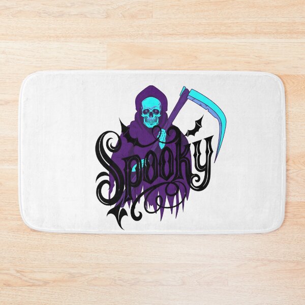 Item preview, Spooky Grim Reaper Scythe Typography Graphic designed and sold by STUDIO ZINN.
