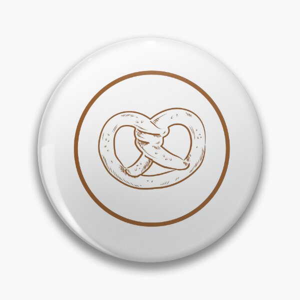 Item preview, Minimalist Pretzel Illustration Bakery Cafe Aesthetic designed and sold by SNAStorx.
