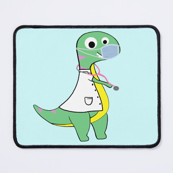 Item preview, Cute Dino Doctor Gift for Pediatric Clinics | Pediatric Dinosaur Design for Doctors, Nurses & Healthcare Heroes designed and sold by karolaart.