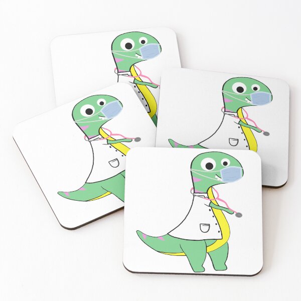 Item preview, Cute Dino Doctor Gift for Pediatric Clinics | Pediatric Dinosaur Design for Doctors, Nurses & Healthcare Heroes designed and sold by karolaart.