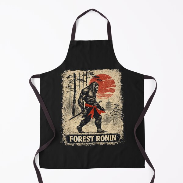 Item preview, Forest Ronin Bigfoot Samurai Vintage Japanese Warrior designed and sold by Littermin.