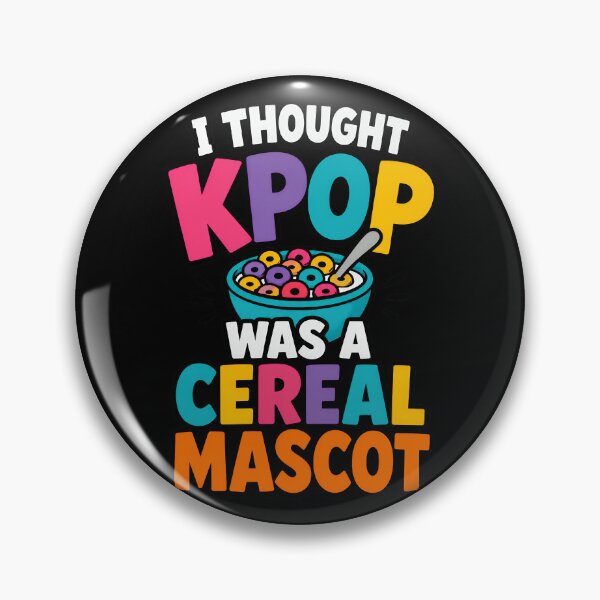 Item preview, I Thought Kpop Was A Cereal Mascot Funny Quote designed and sold by TeeTimeTreasure.