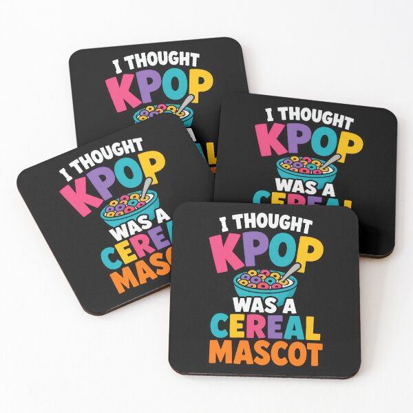 Item preview, I Thought Kpop Was A Cereal Mascot Funny Quote designed and sold by TeeTimeTreasure.