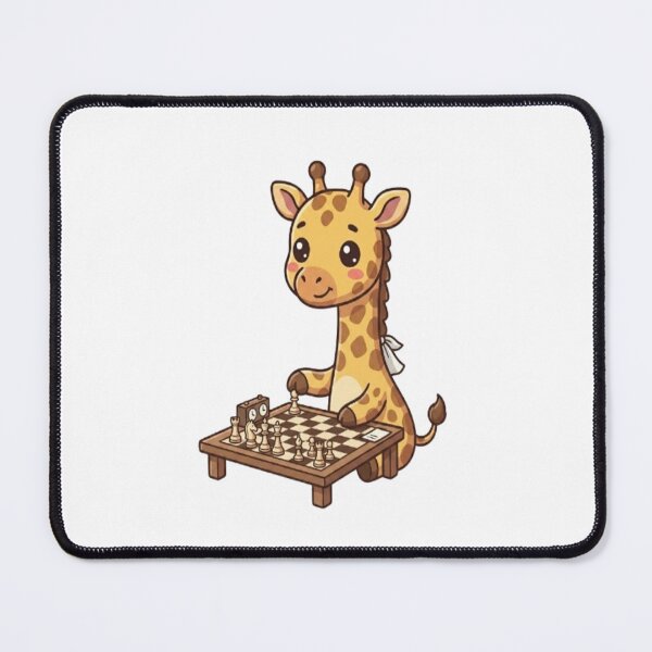 Item preview, Cute Giraffe Playing Chess Game designed and sold by Ella_Sketch.