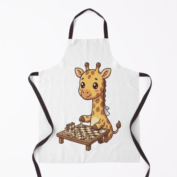 Item preview, Cute Giraffe Playing Chess Game designed and sold by Ella_Sketch.