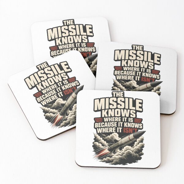 Item preview, The missile knows where it is because it knows where it isnt... designed and sold by RockyLambda.