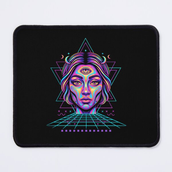 Item preview, trippy festival hippie rave techno vision designed and sold by LuminOrb.