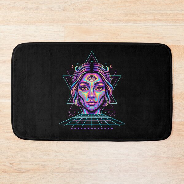 Item preview, trippy festival hippie rave techno vision designed and sold by LuminOrb.
